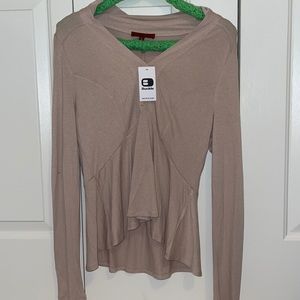 Tan Long-Sleeved Blouse from Buckle✨